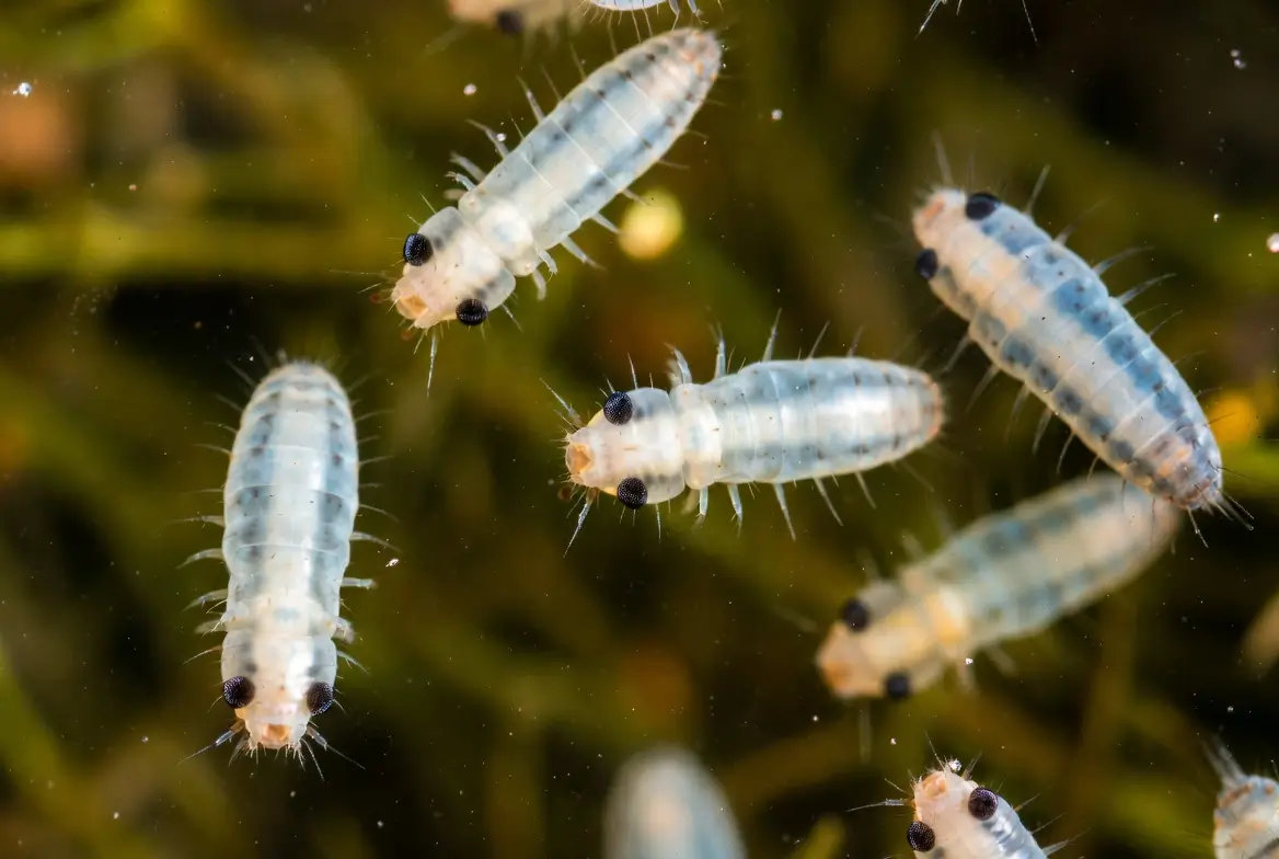 le stade larvaire du moustique