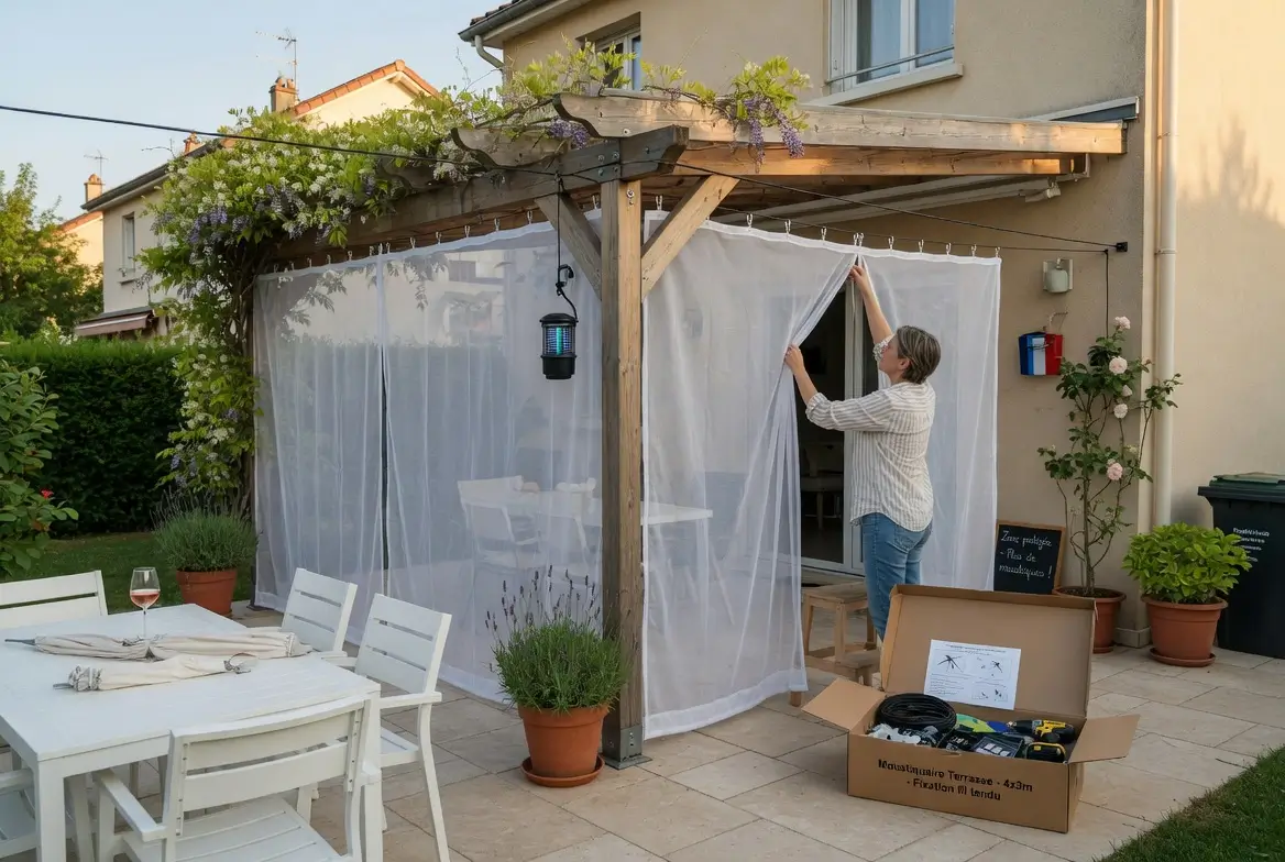 installation des solutions en terrasse
