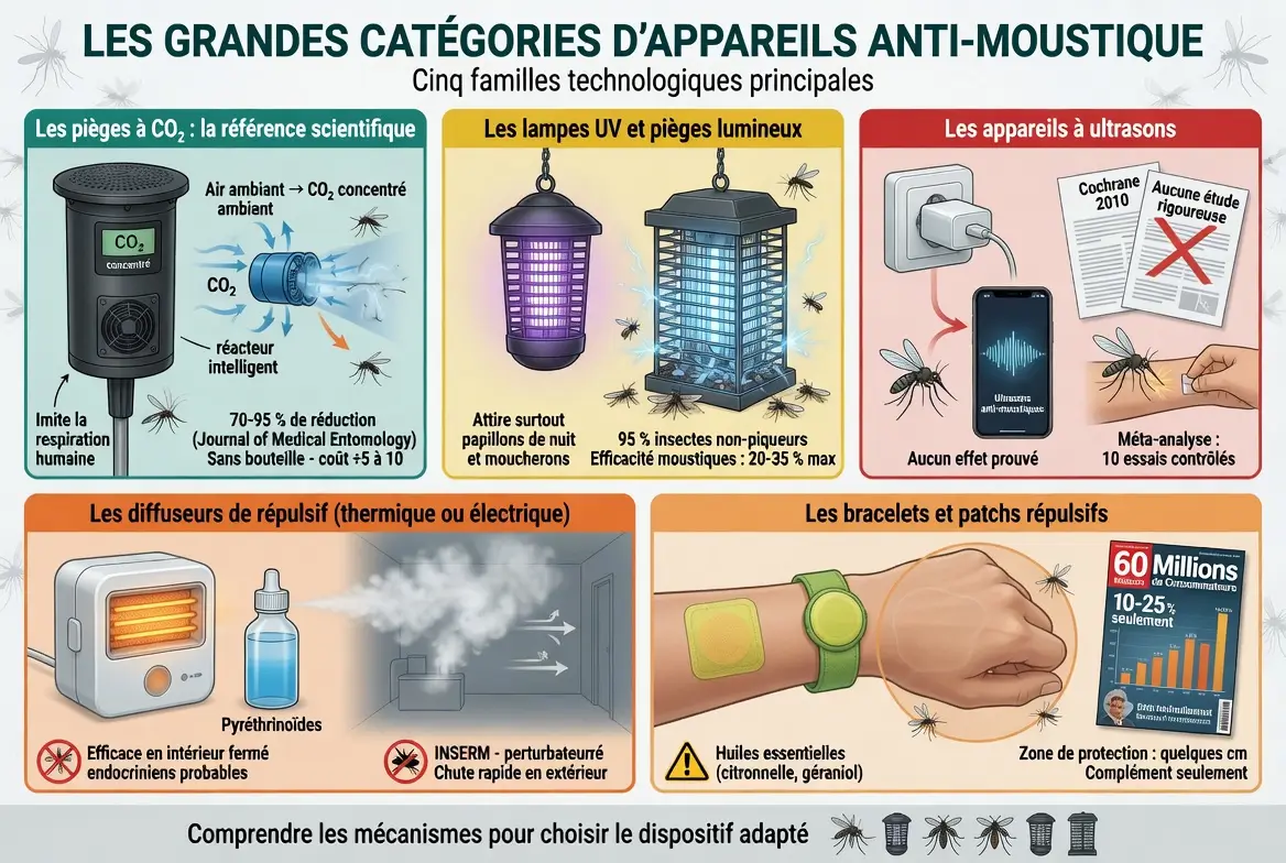 les catégories d'appareil anti moustique