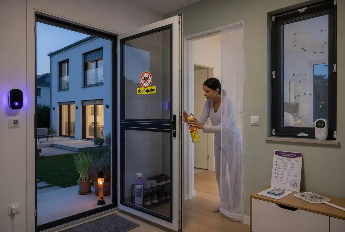 prévenir l'arrivée des moustiques dans la maison