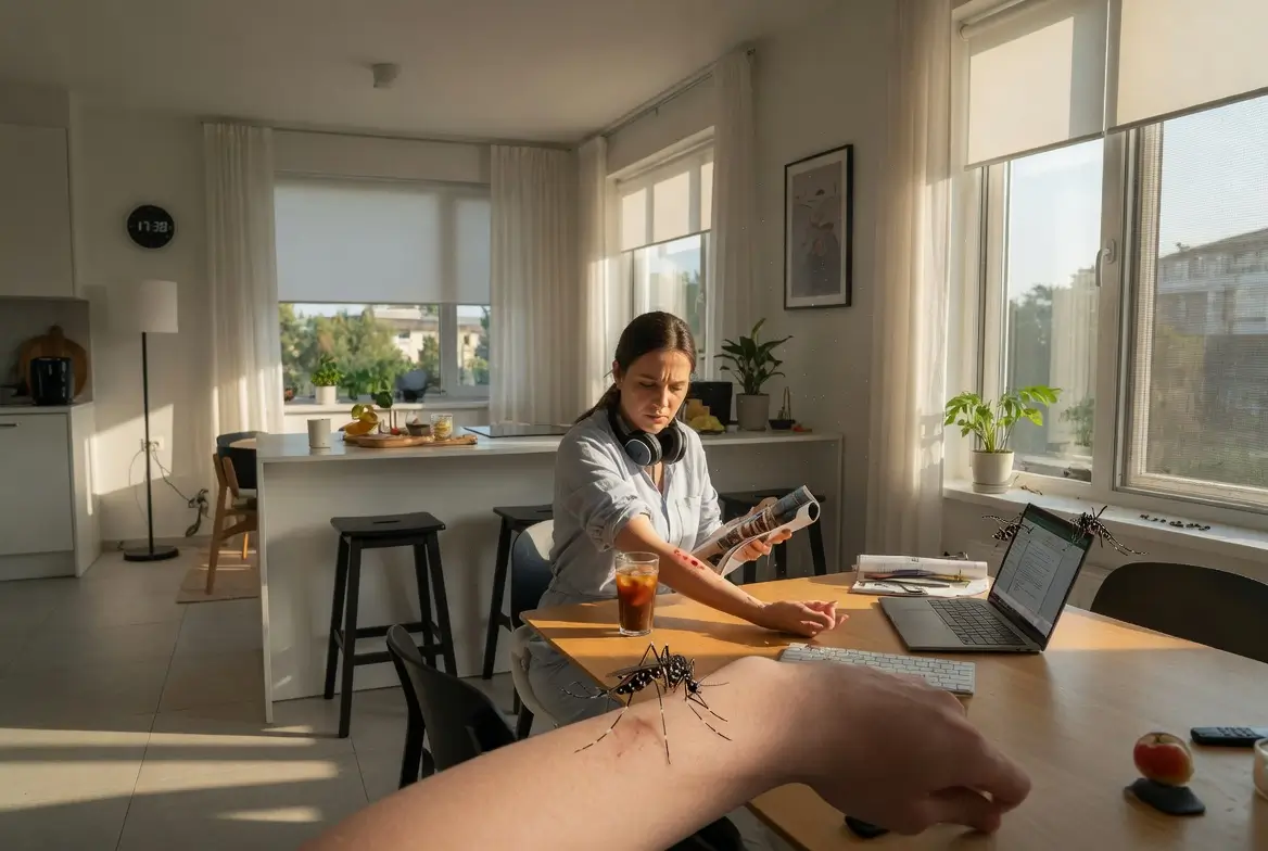 moustiques tigres dans la maison