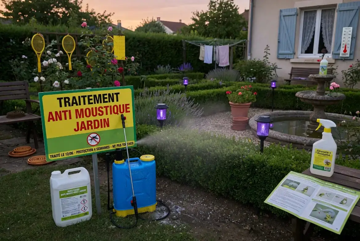 les traitements préventifs pour éviter les moustiques dans le jardin