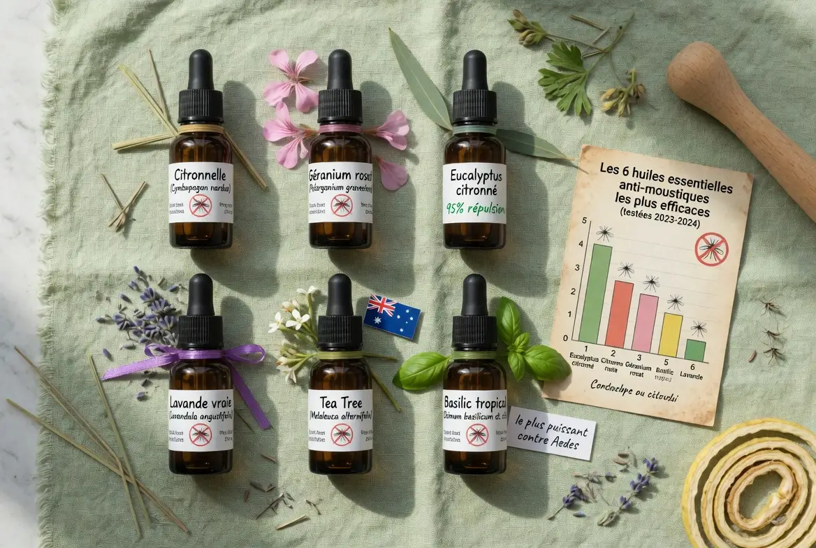 Les 6 huiles essentielles efficaces contre les moustiques