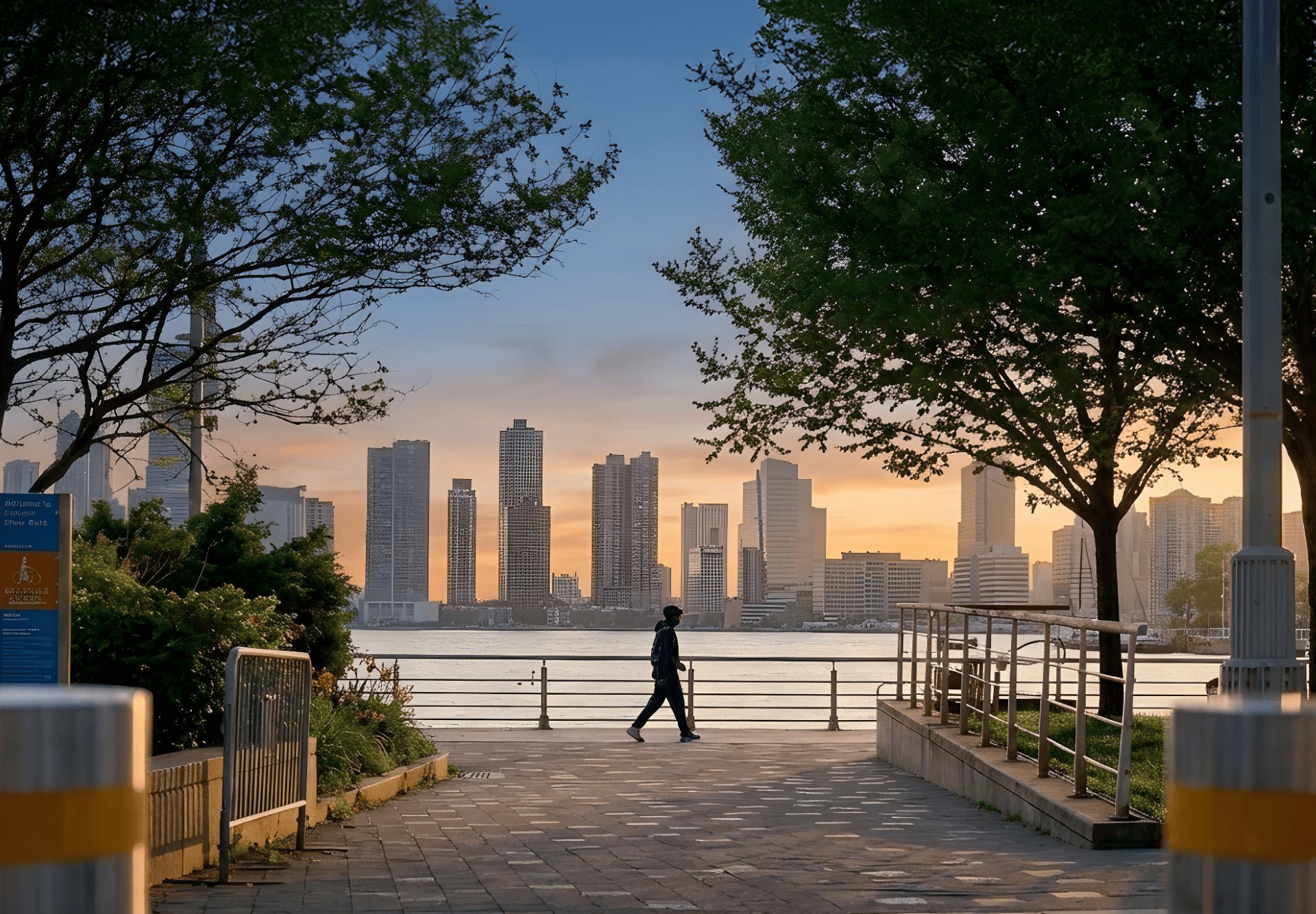 Waterfront exterior view near IP Collection in Tribeca