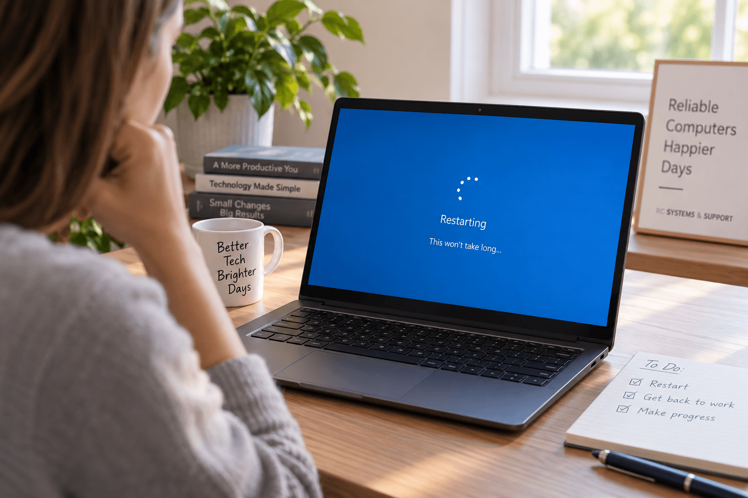 Windows restarting laptop