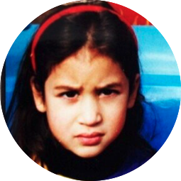 Childhood photo of Damayanti Dipayana, Manatee CEO and Founder