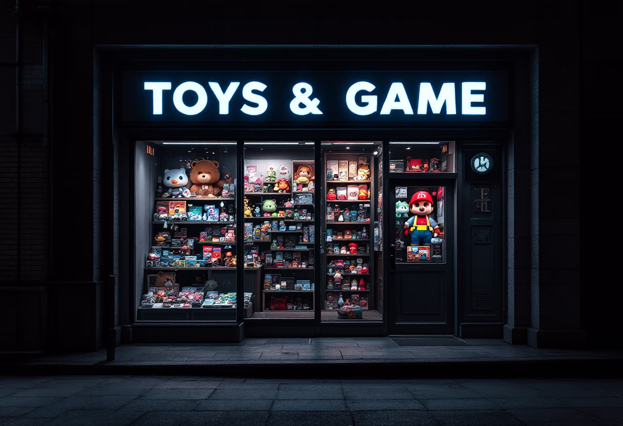 **image of store exterior (for a toys & game store)**