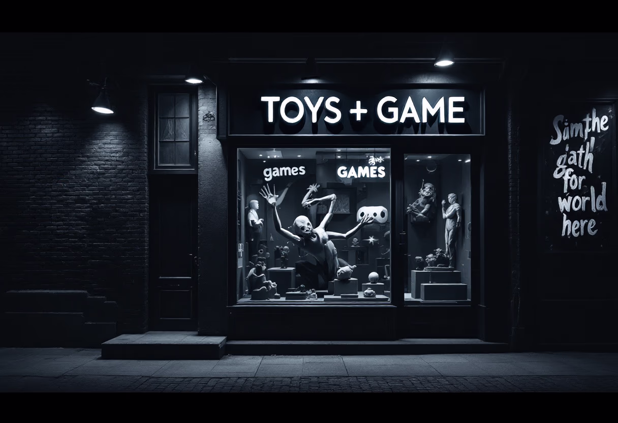 **image of store exterior (for a toys & game store)**