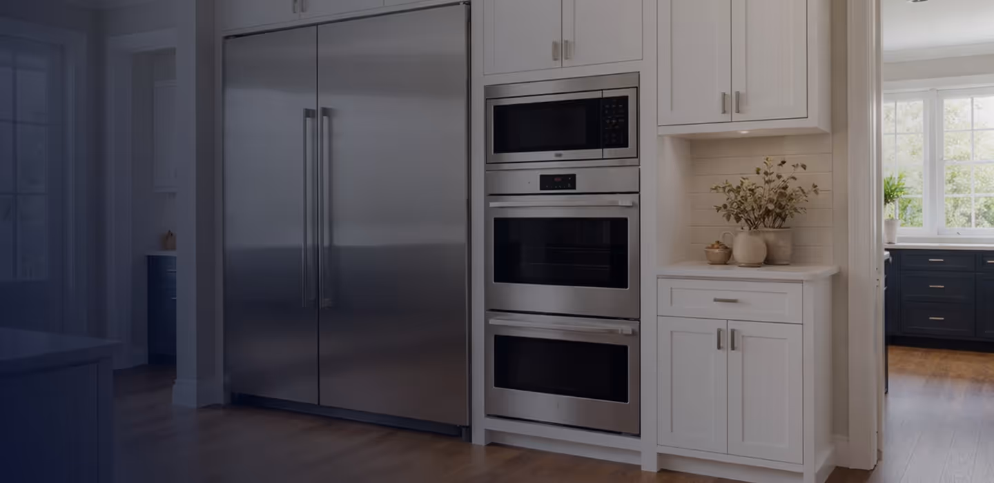 Moder kitchen with monogram appliances