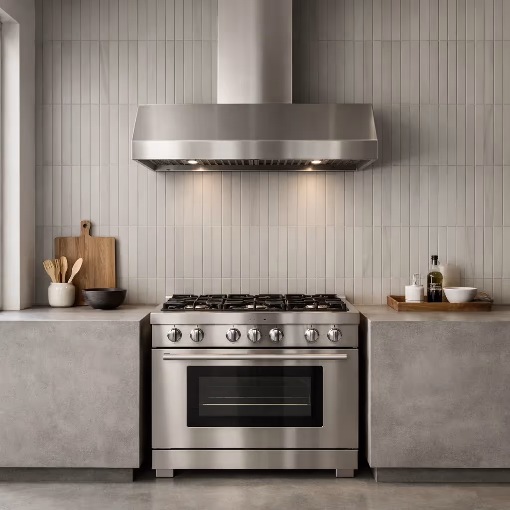 Miele range in a modern kitchen