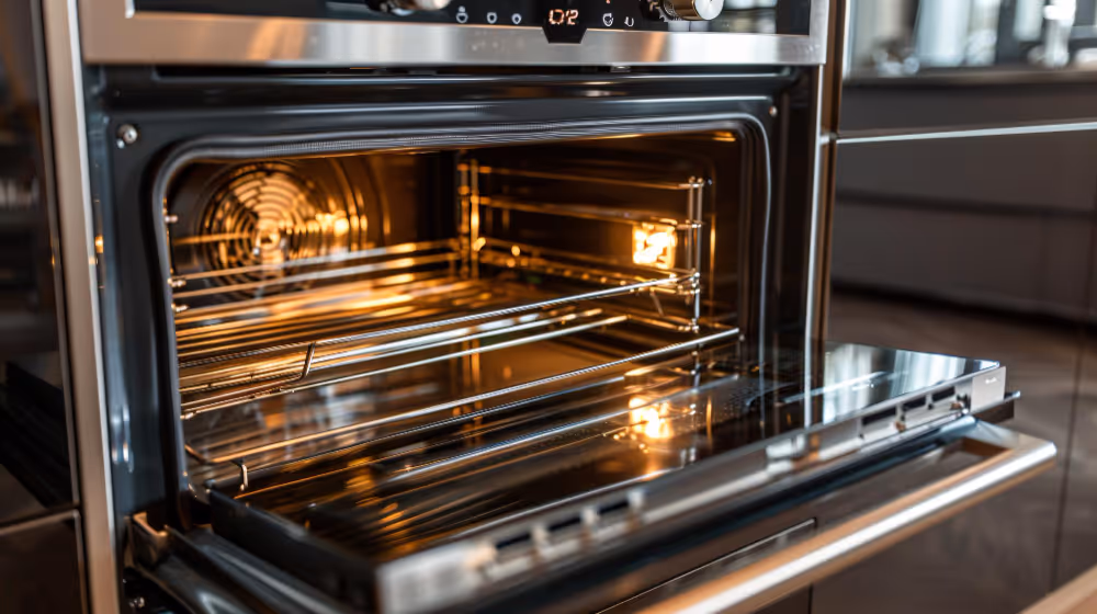 Modern built-in wall oven