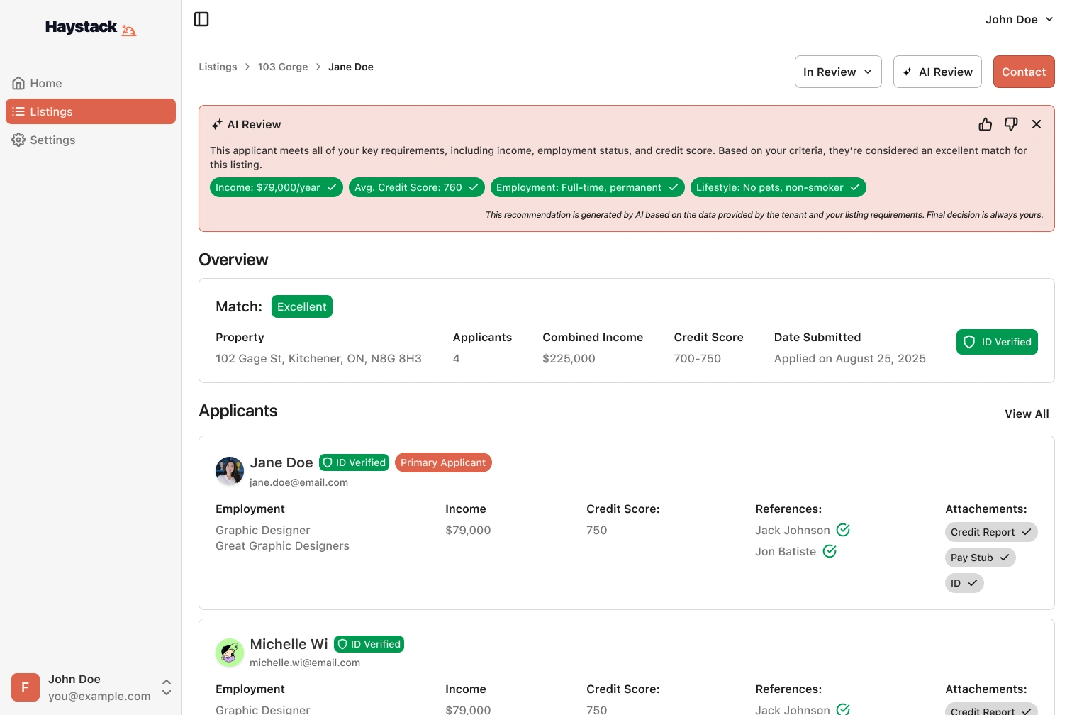 interface of task management module (for a productivity tools business)
