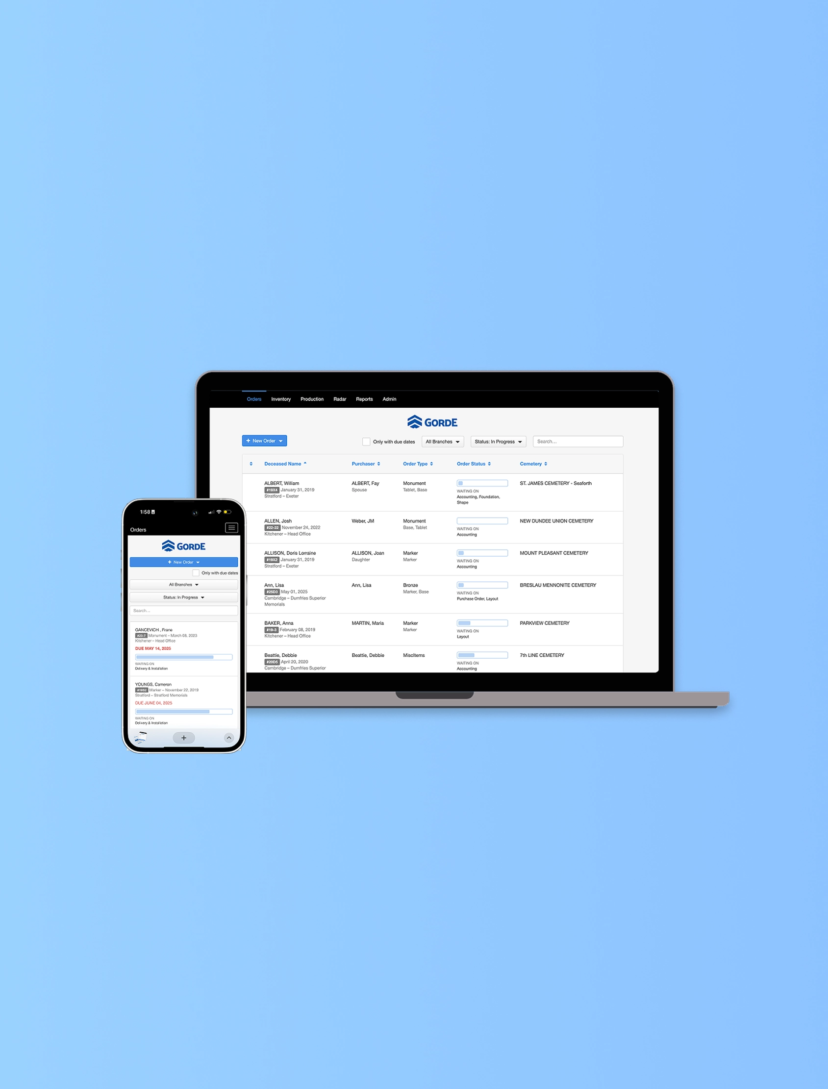 [background image] image of art supplies on a desk (for a graphic design studio)