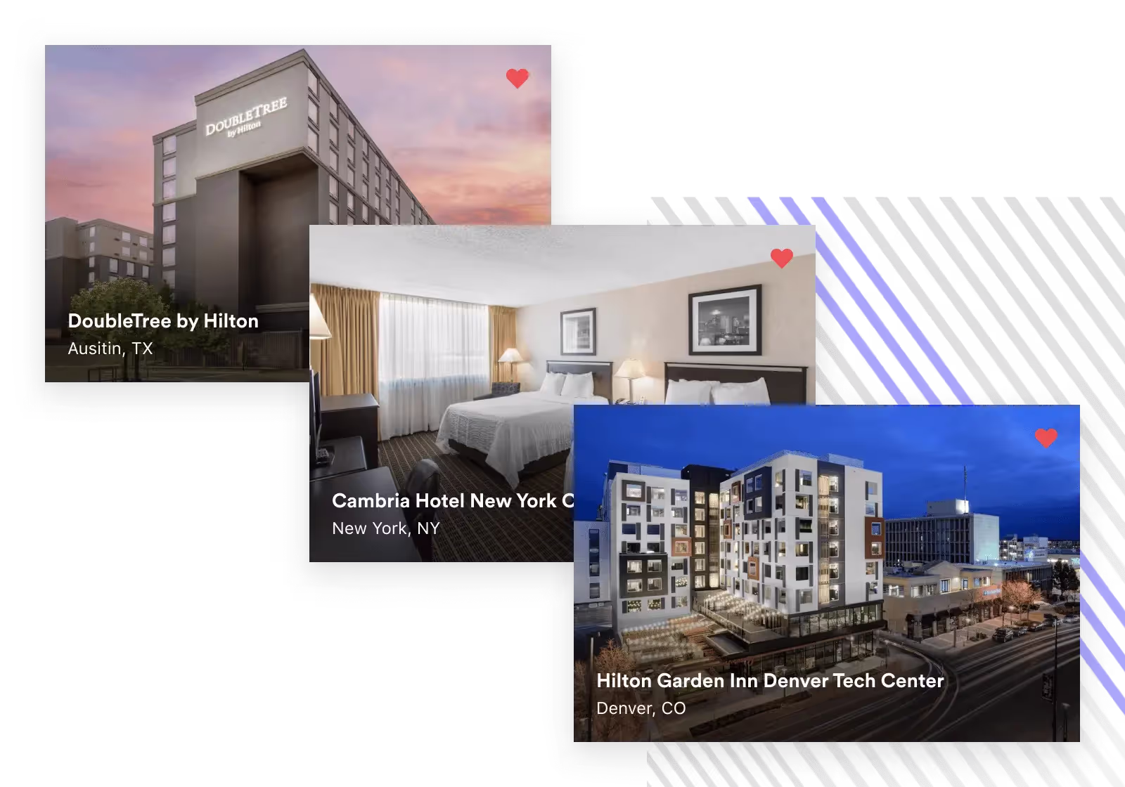 Favorite hotels