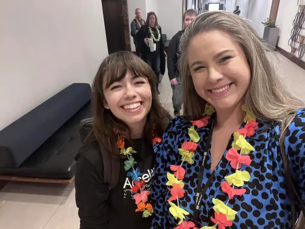 Madison Green and Angeline Hough of Engine