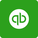 QuickBooks logo on a green background.