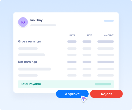 User interface showing work rights status with a work visa marked as expired and a dropdown menu with the option to renew selected.