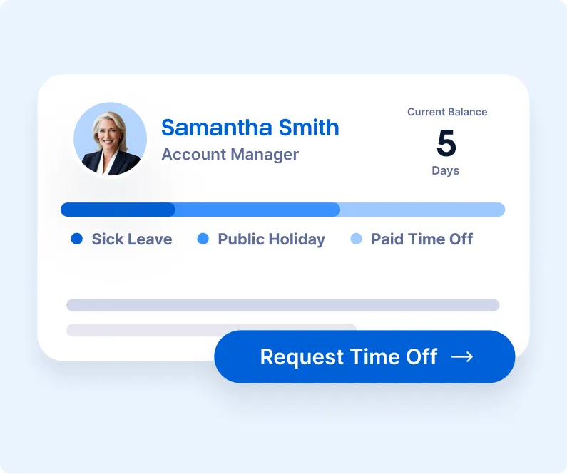 Employee data and payroll workflows connected in Xemplo