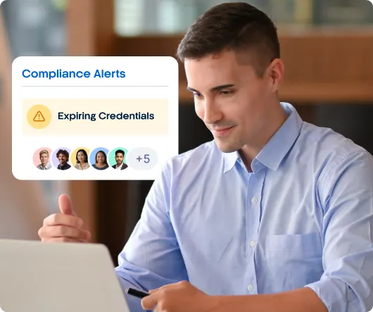 Xemplo workforce dashboard showing worker readiness and compliance status