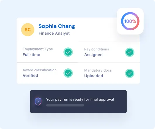 Structured employee and payroll-critical workforce data managed in Xemplo