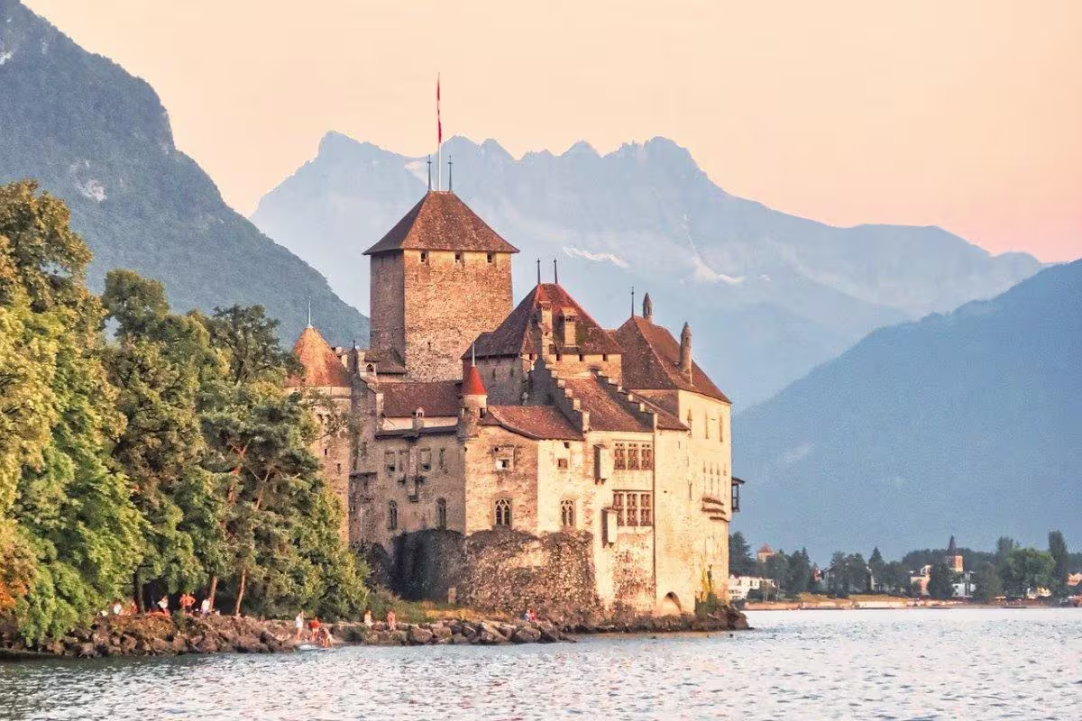 Paysage de Suisse, expédition DHL Express du Canada vers Suisse