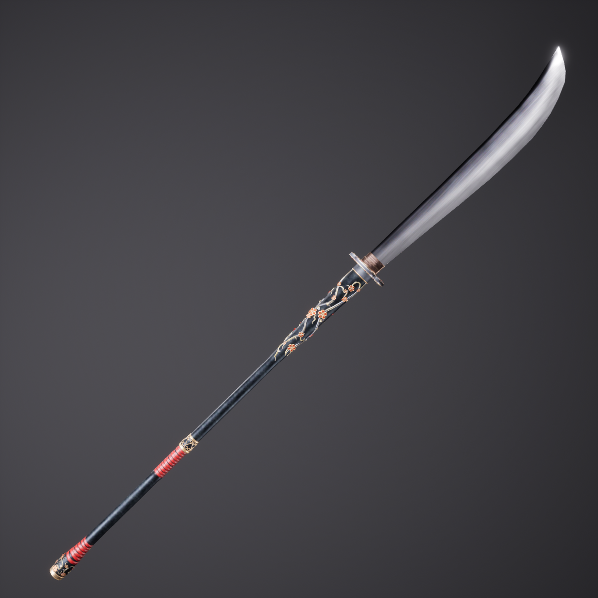 UmeNoKage stylized sword prop render