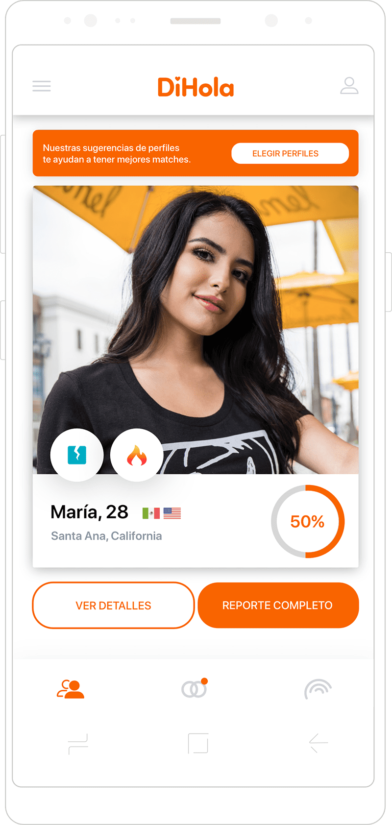 DiHola Android example