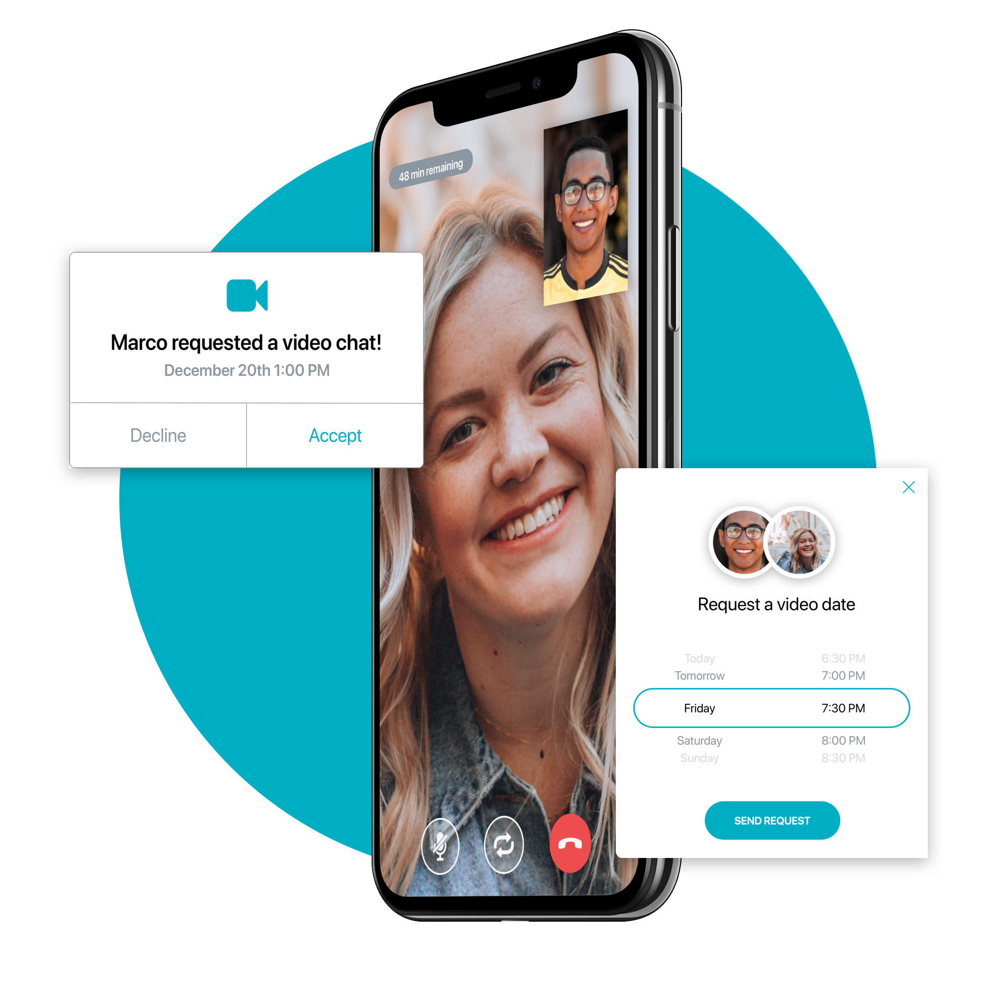 Date virtually image