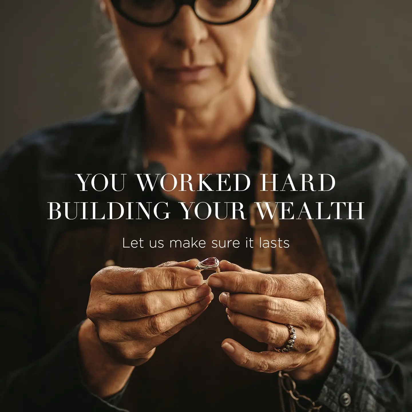 Loaves of bread in proofing baskets on shelves with overlay text est. 1896 SPRINGS GENERAL STORE.