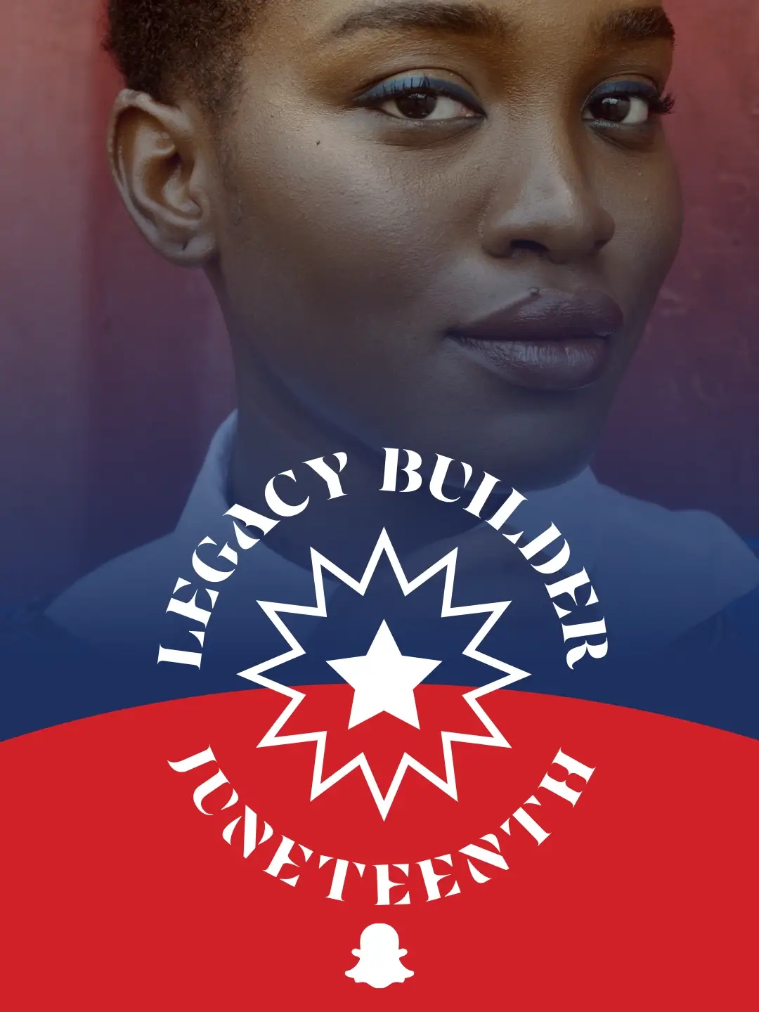 Colorful translucent twisted band with the text 'I identify as human' partially obscured behind it on a light background.