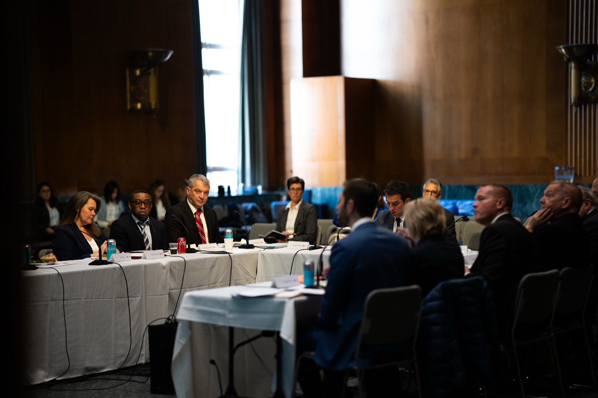SCSP staff in a roundtable discussion