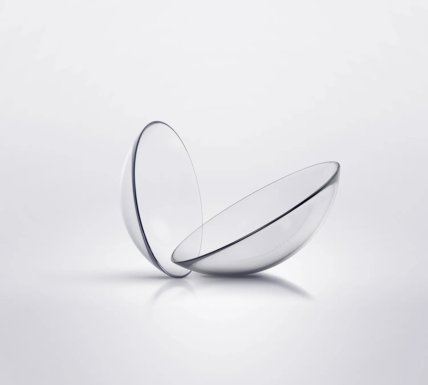 Prescription contact lenses for vision correction requiring regular aftercare and follow-up appointments