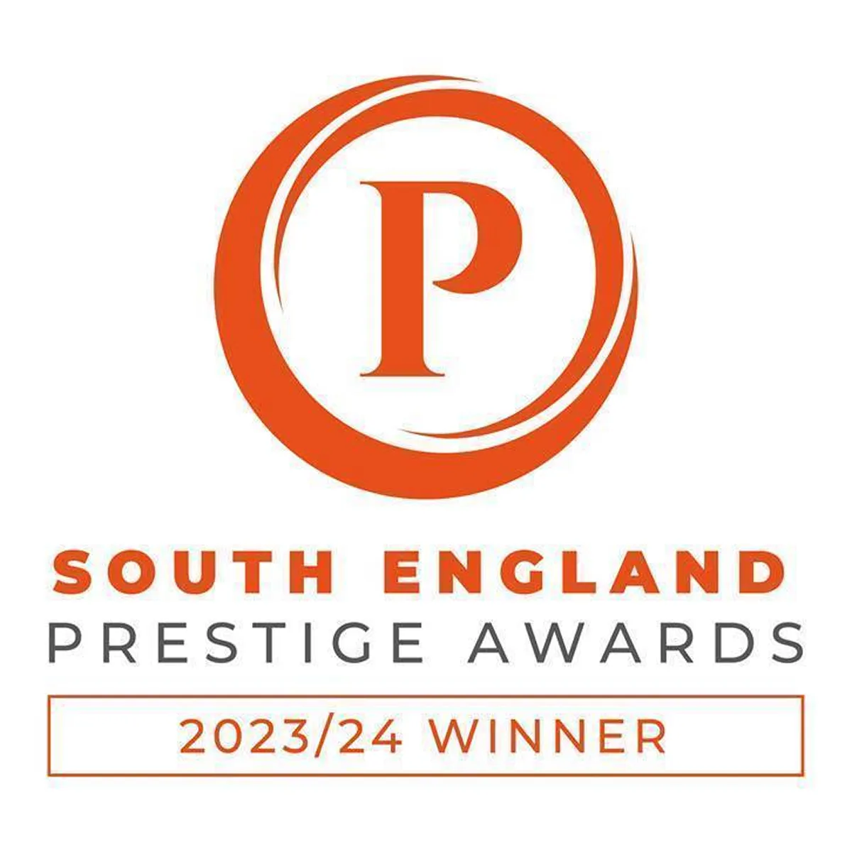 South England Prestige Awards 2023/24 Winner badge for Willetts & Doig Optometrists