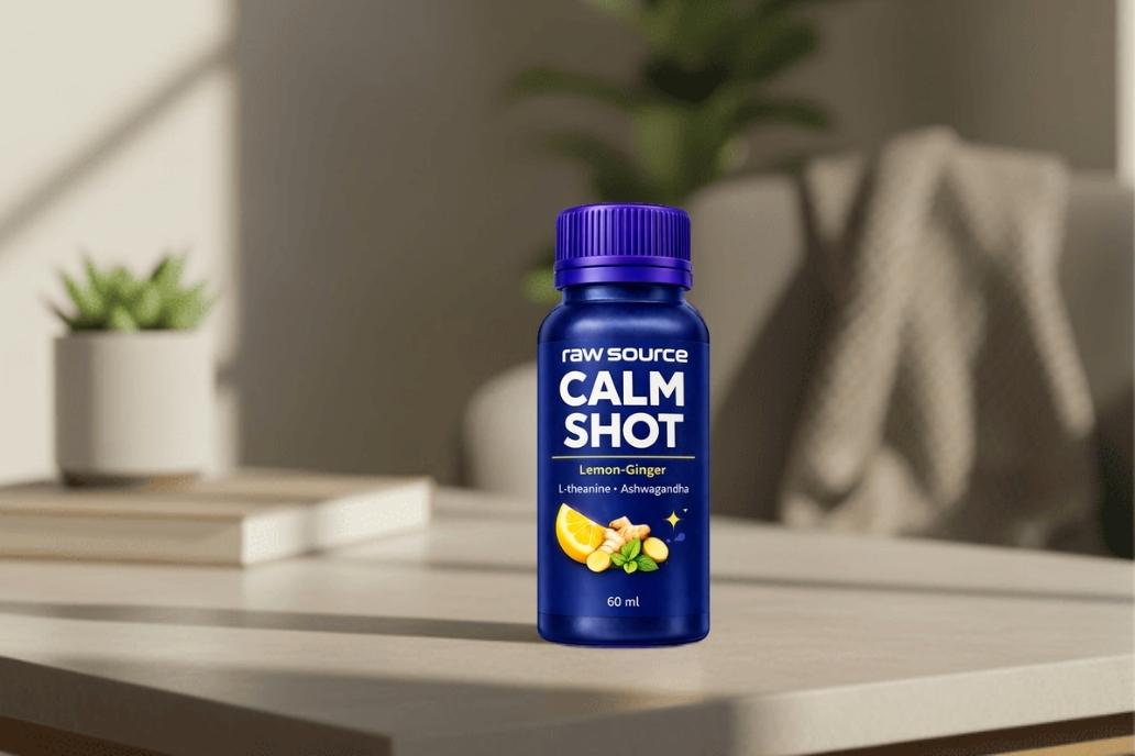 Table with a closed book and a small plant in a calm indoor setting