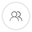 Icon of two user silhouettes representing people or a group.