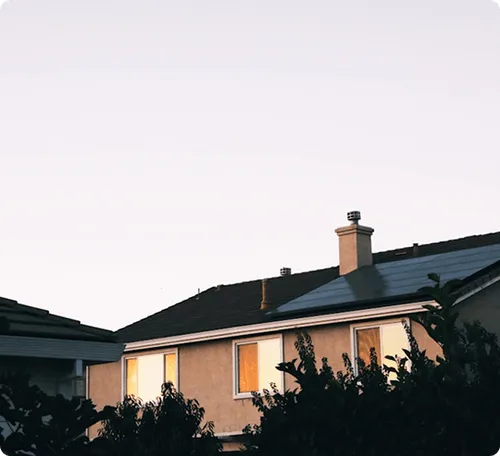view of a house powered by solar