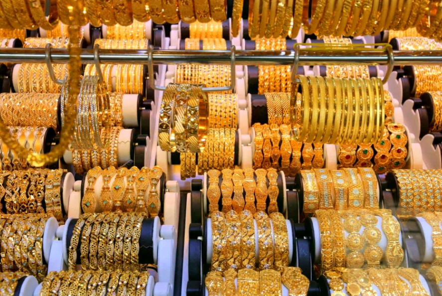  Bulk gold jewellery selection prepared for wholesale buyers in Dubai