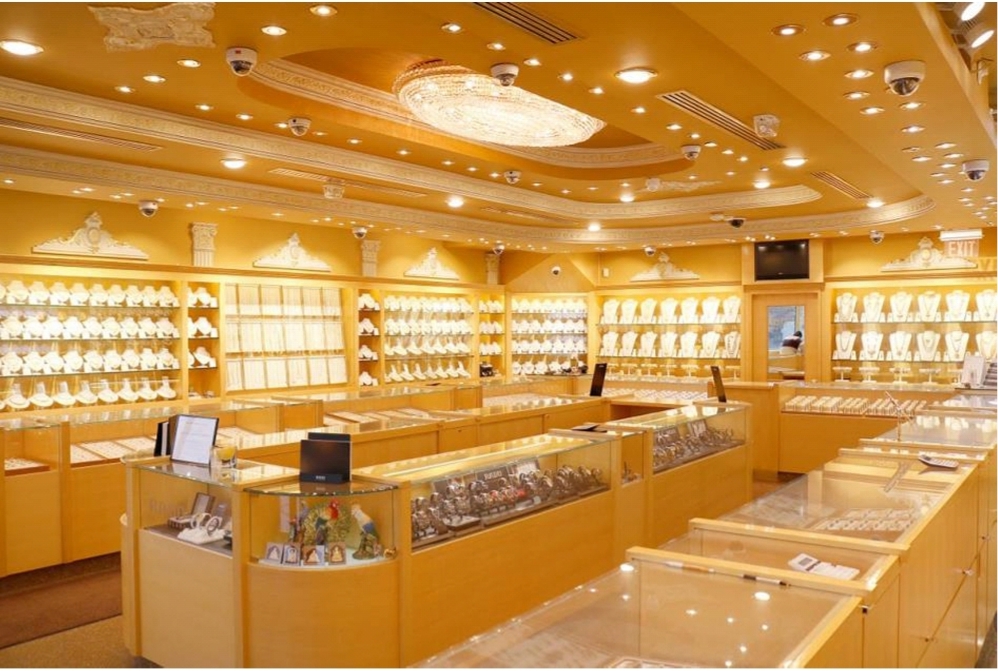 Wholesale gold jewellery supplier showroom in Dubai for retailers