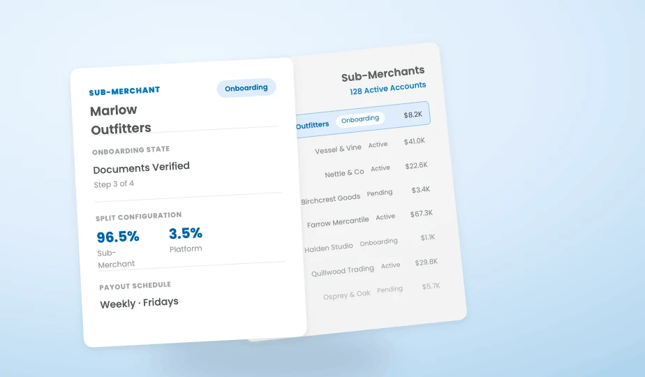 Spreedly Vault dashboard
