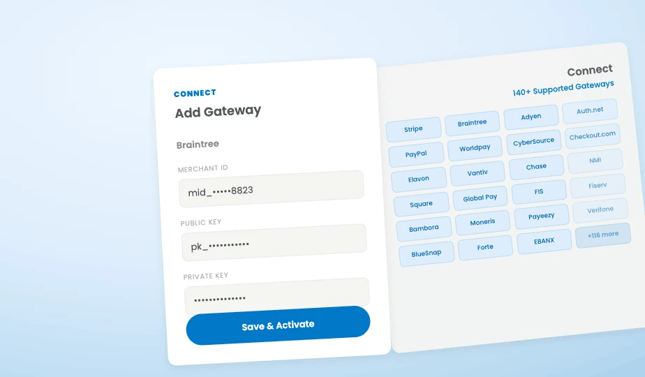 Spreedly Vault dashboard