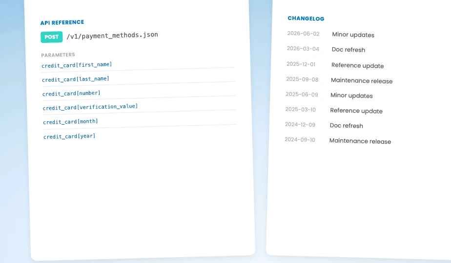 Spreedly Vault dashboard