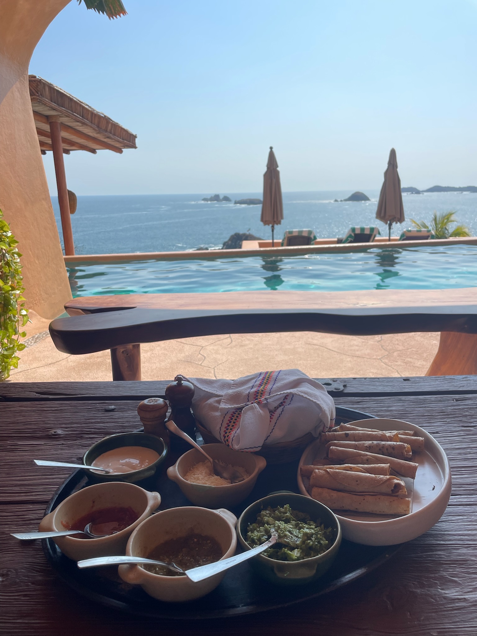 Top Level Pool + Appetizers 