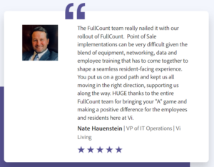 FullCount making a positive difference for residents and employees in senior living