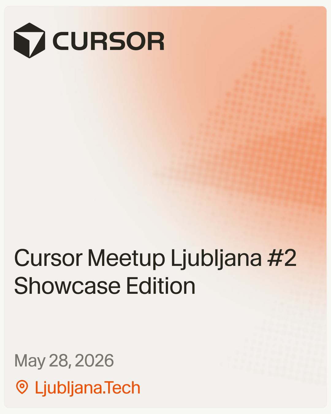 Cursor Meetup Ljubljana #2 - Showcase Edition