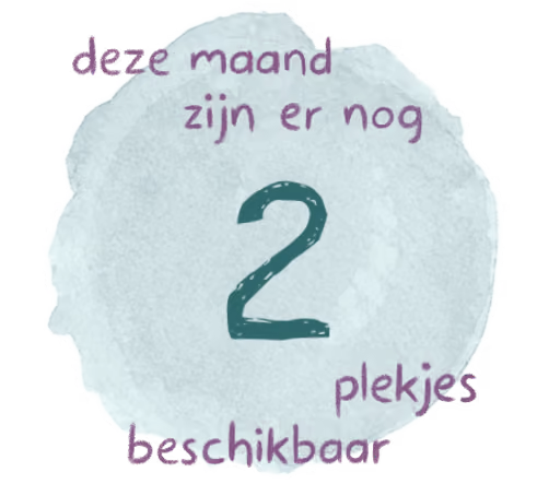 deze maand zijn er nog 2 plekjes beschikbaar