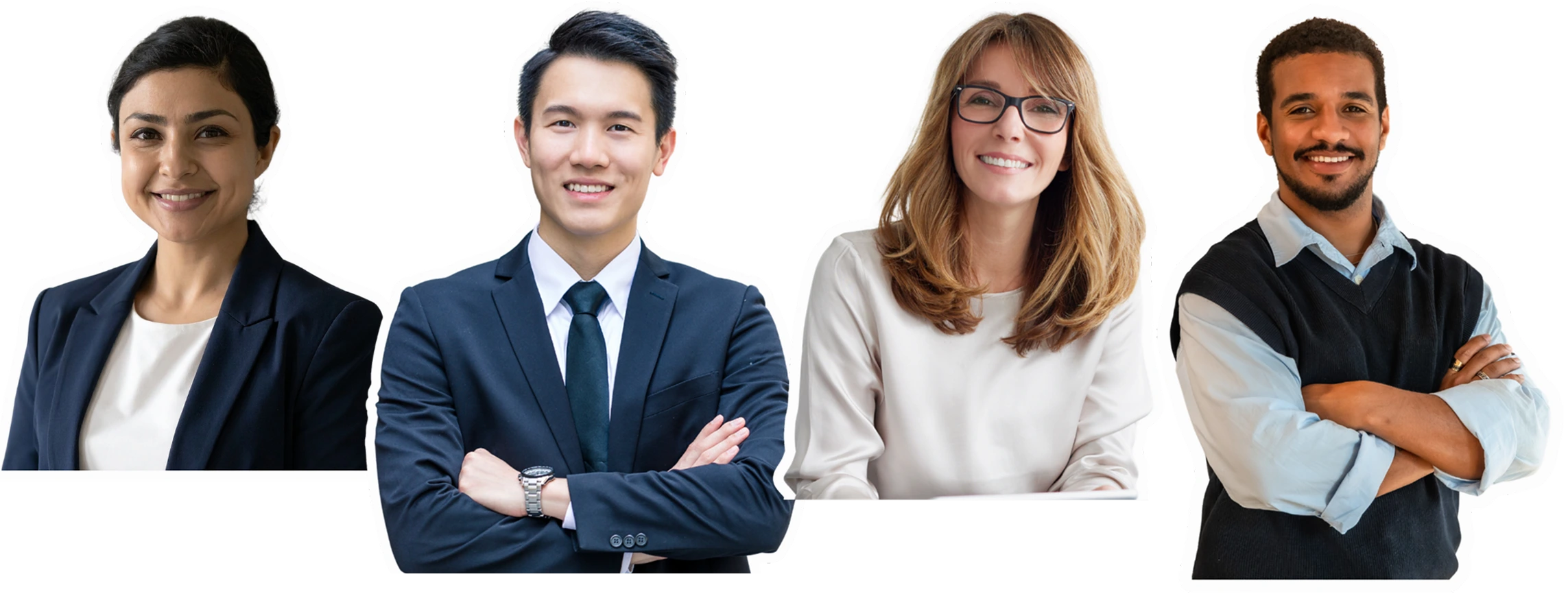 Groupe de personnes professionnel