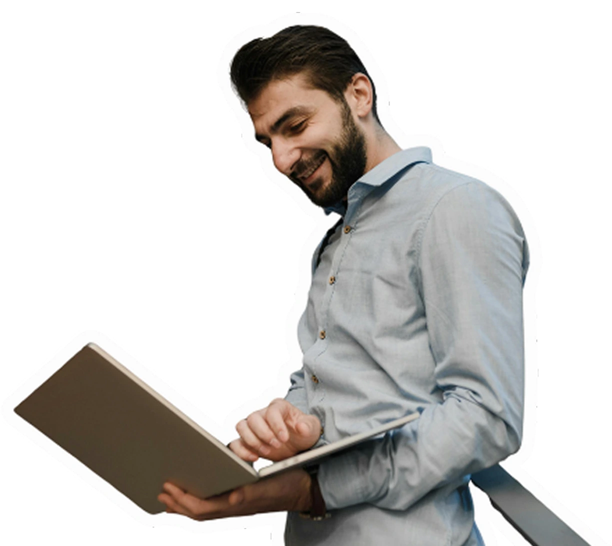 Homme représentant un indépendant