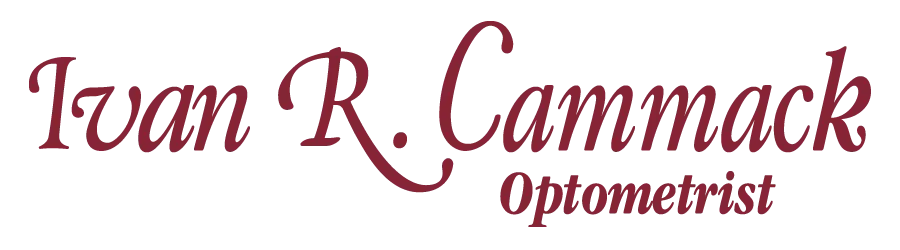 Logo text reading 'Ivan R. Cammack Optometrist' in cursive font.