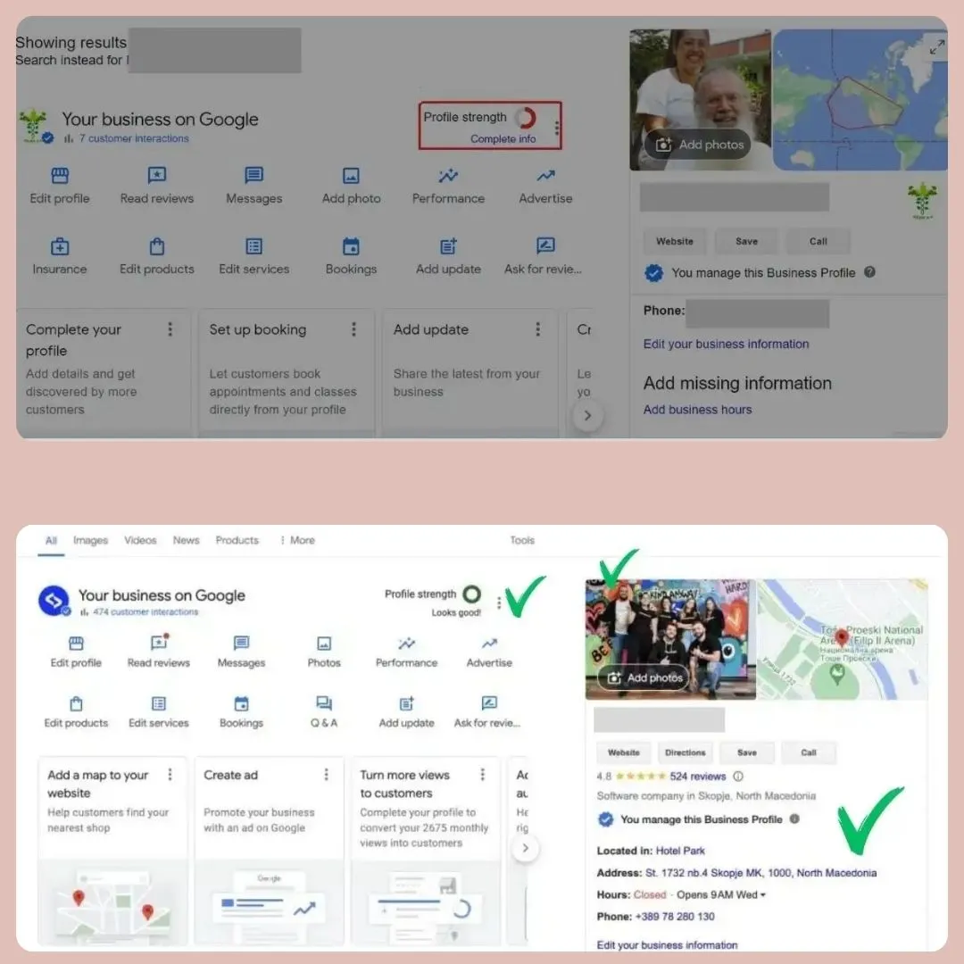 Google Business Profile Optimisation Service Picture