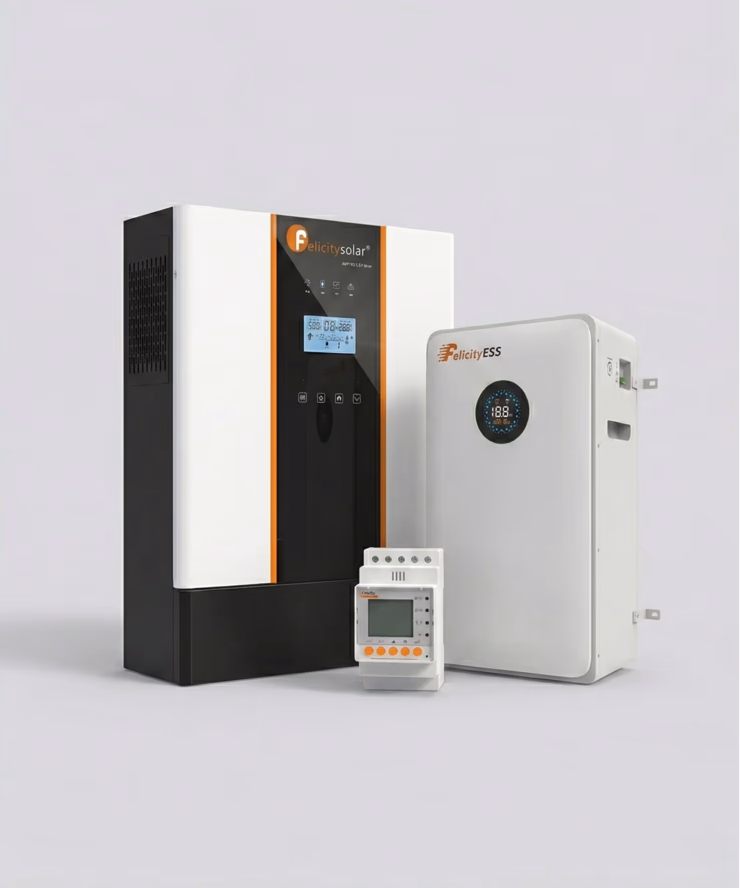 Felicity Zestaw Inwerter hybrydowy Off-grid IVEM5048 + FLA48100 5,12kWh + Smart Meter (niskonapięciowy)